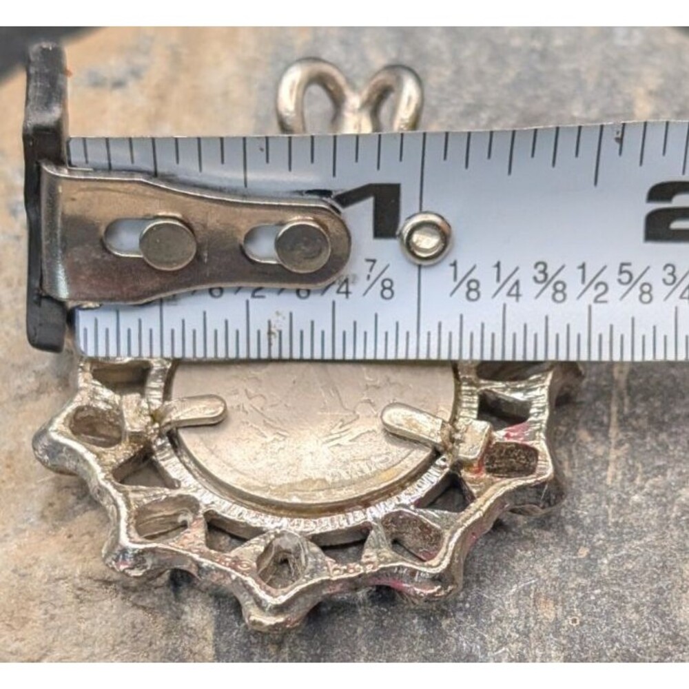 1905 Liberty Head V Nickel Pendant • Ornate Vintage-Style Frame - U.M.M Finds - Picture 4 of 4